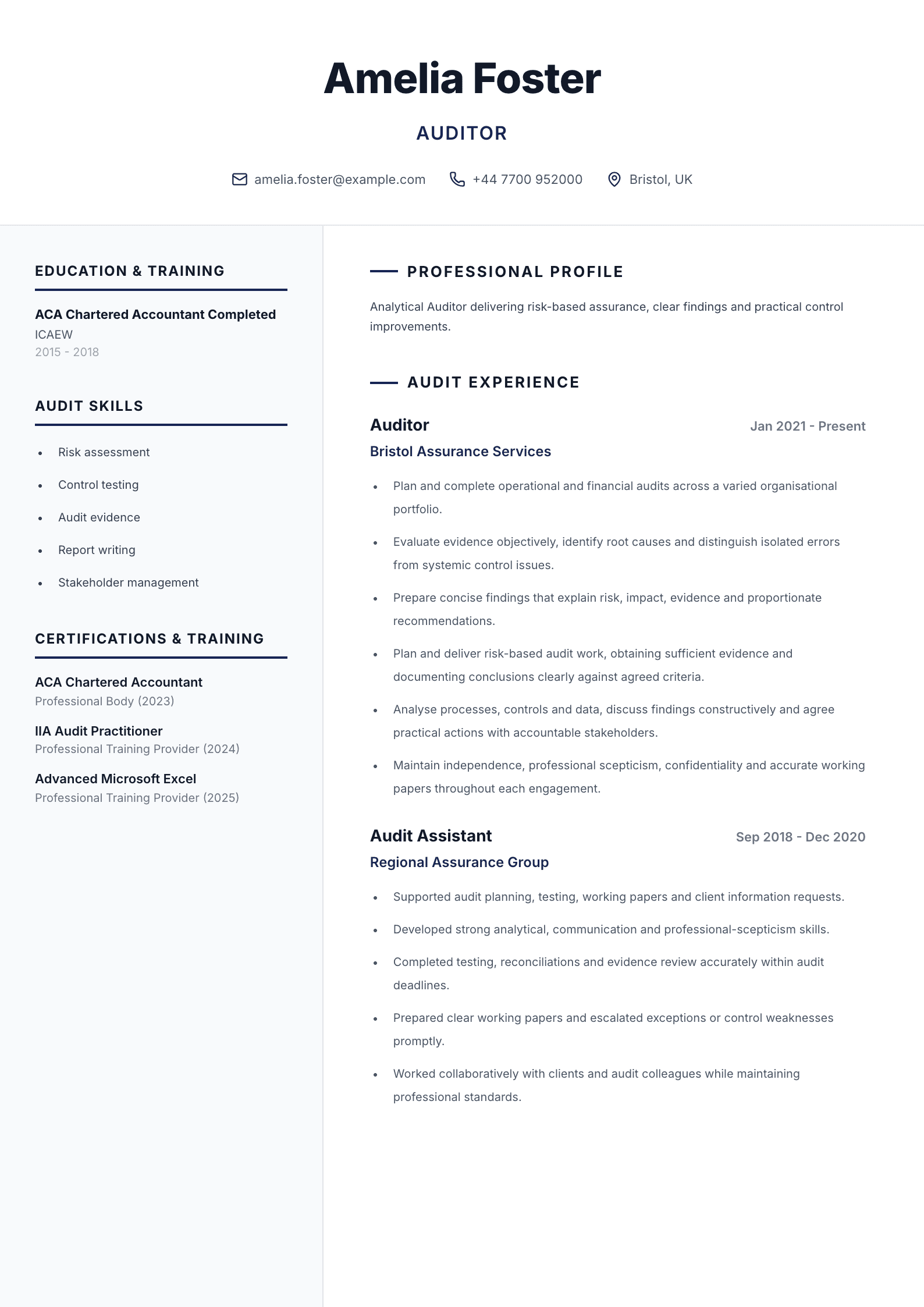 Care coordinator CV