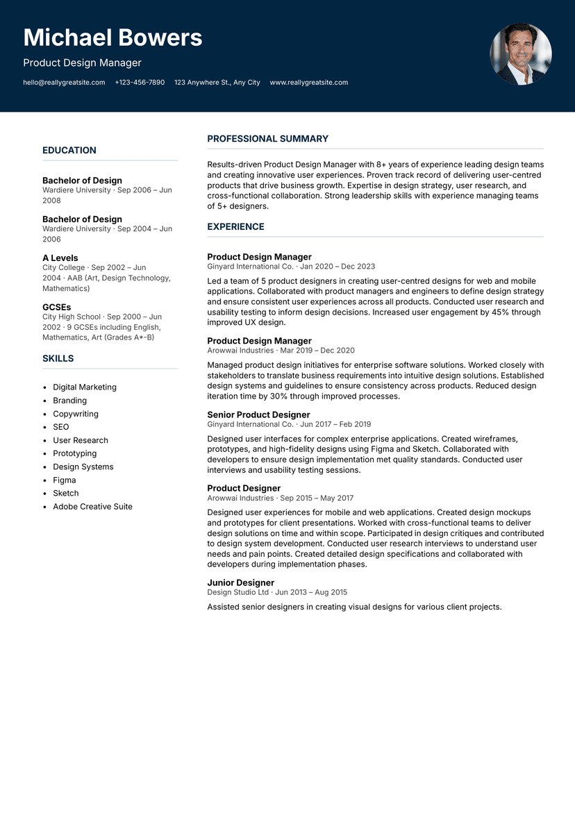 Free Student CV Templates | Professional Student Resume Templates ...