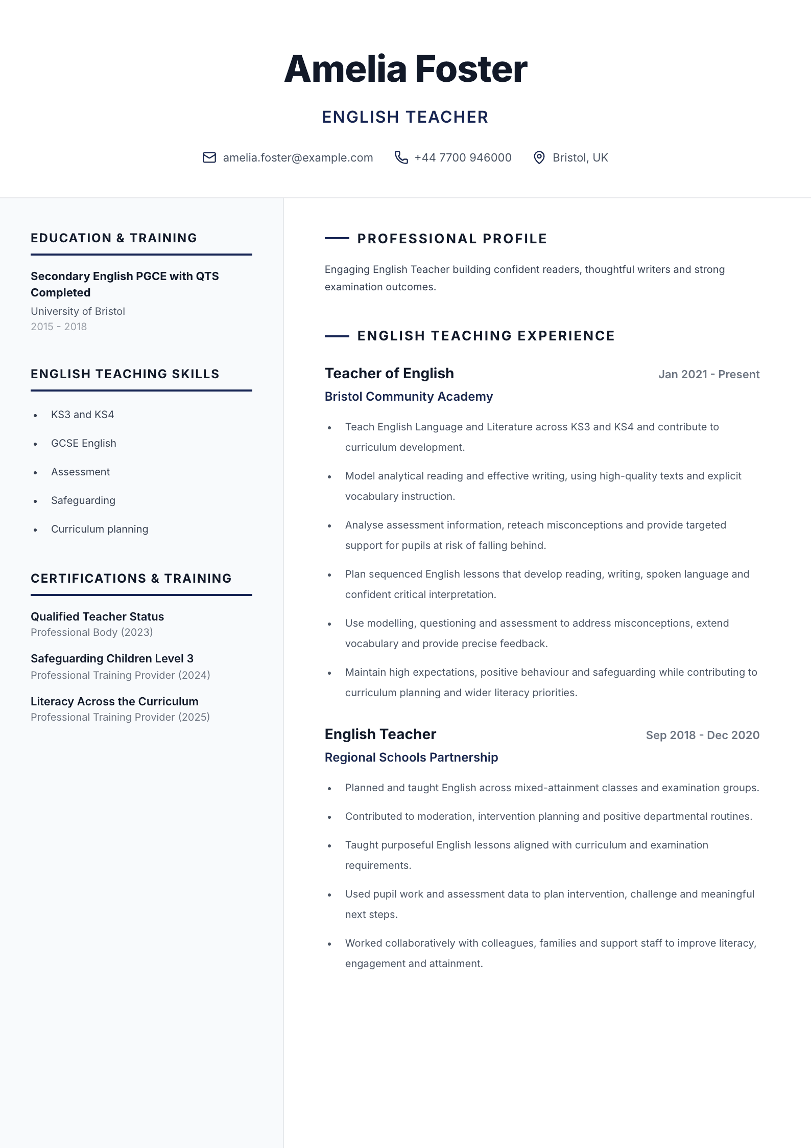 Care coordinator CV