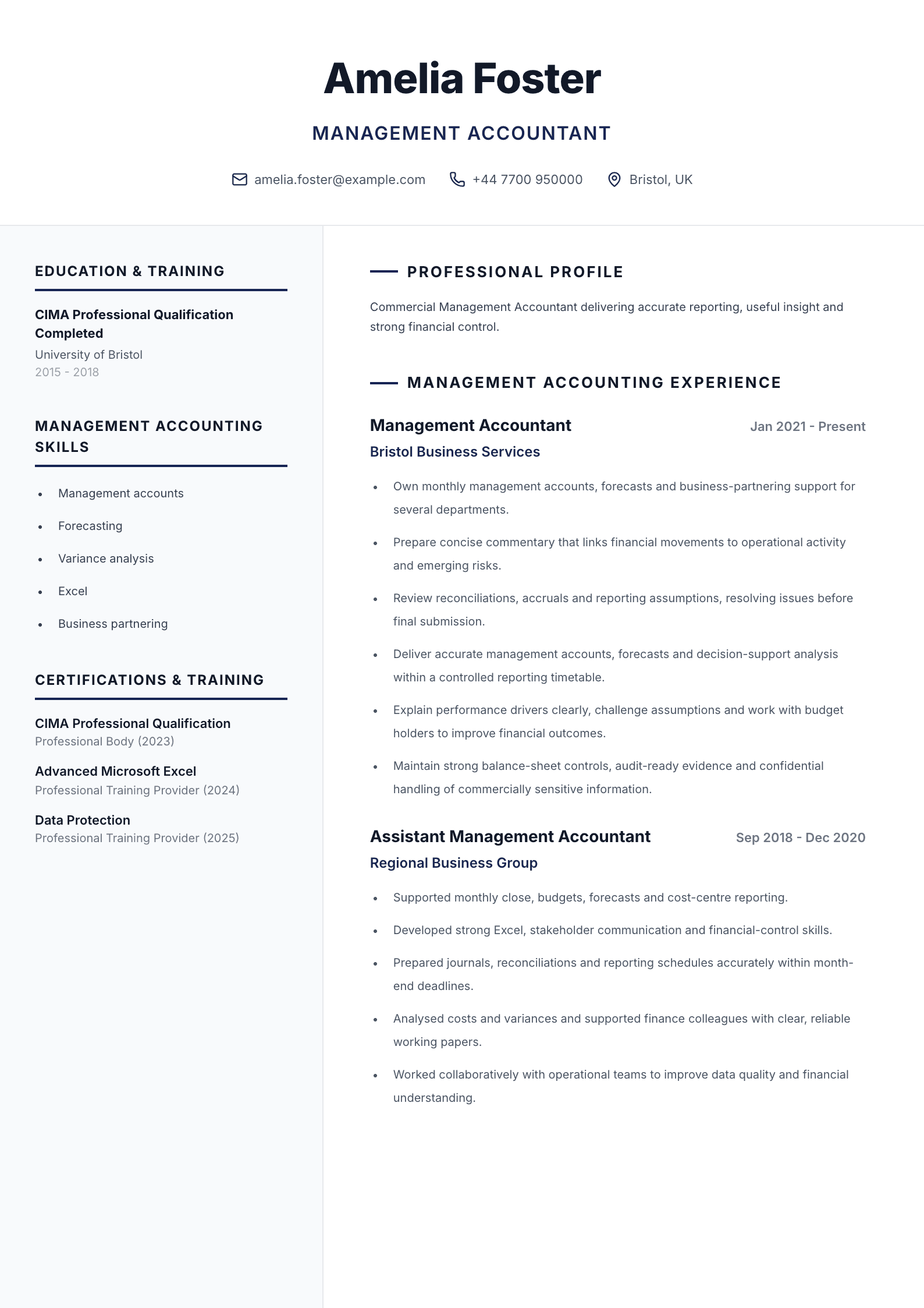 Care coordinator CV